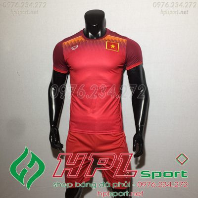 áo đội tuyển Việt nam training màu đỏ 