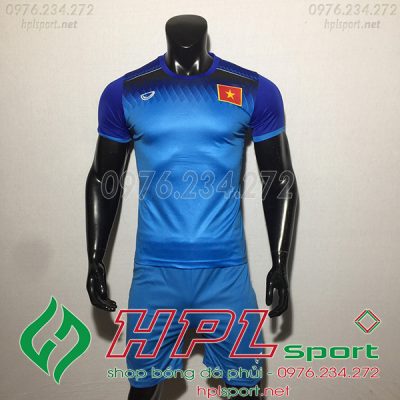 áo đội tuyển Việt nam training màu xanh dương 2020