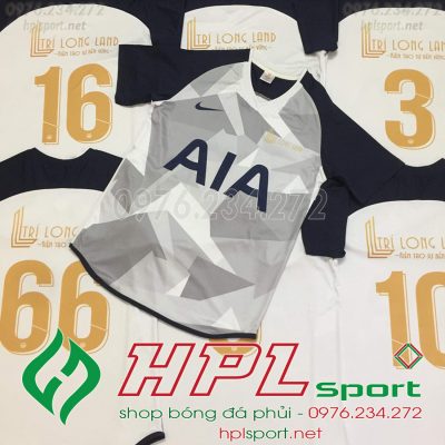 Mẫu in áo bóng đá CLB Tottenham xám