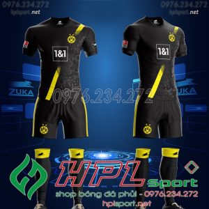 Mẫu áo đá bóng Dortmund màu đen truyền thống 2021