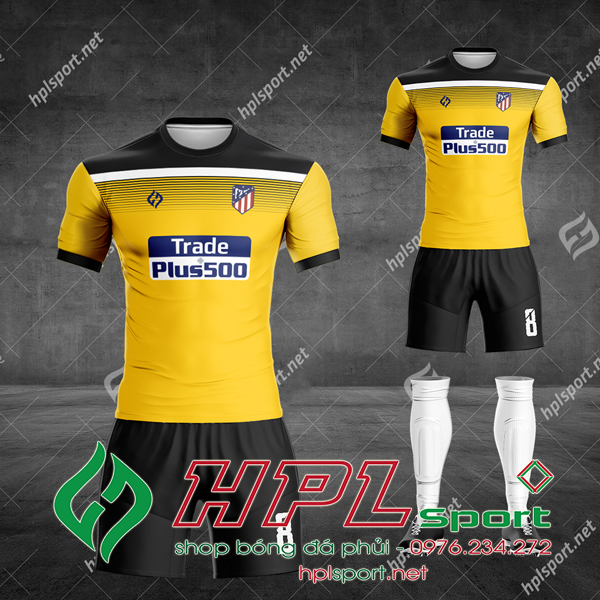 Áo bóng đá thiết kế màu vàng đẹp nhất