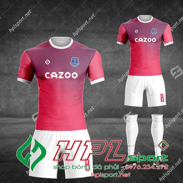 Áo everton 2021 màu hồng đẹp