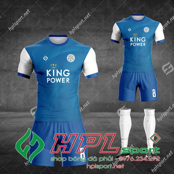 Áo bóng đá Leicester thiết kế màu xanh