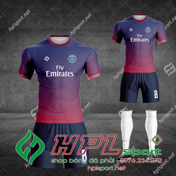 Hình ảnh Trang phục thi đấu áo câu lạc bộ PSG tự thiết kế tại HPL Sport