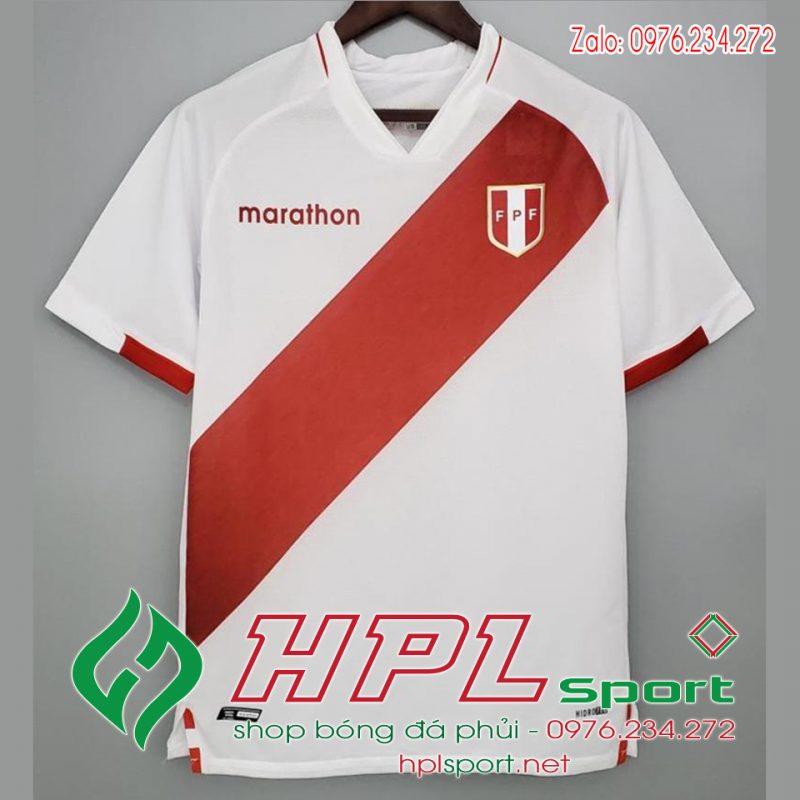 Áo đá bóng Peru màu trắng Copa America 2021