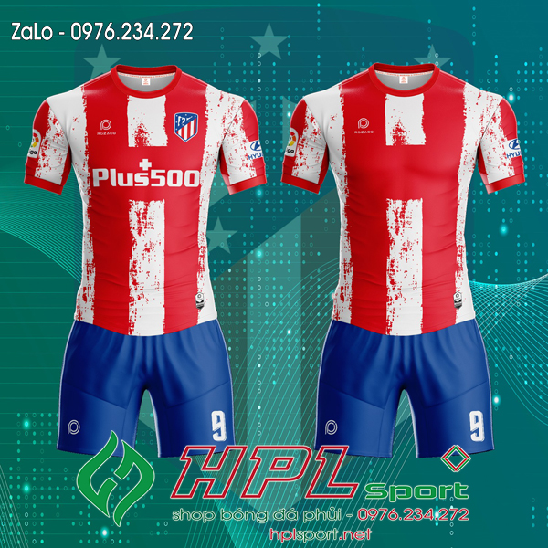 Hình ảnh Mẫu trang phục áo câu lạc bộ Atletico tự thiết kế tại HPL Sport