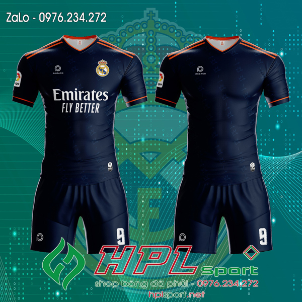 Hình ảnh Trang phục thi đấu câu lạc bộ Real Madrid thiết kế tại HPL Sport