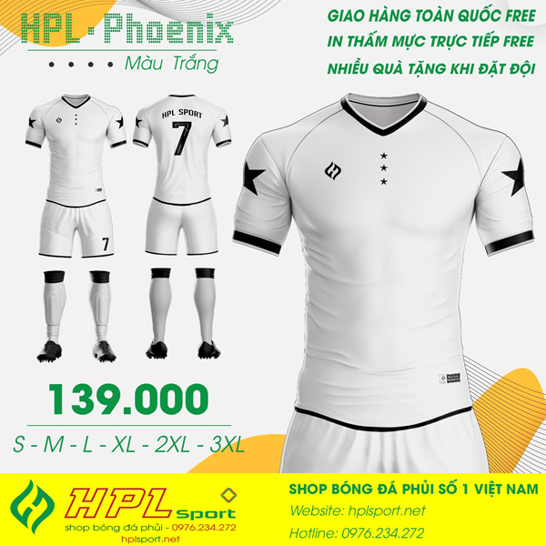 Hình ảnh Mẫu áo bóng đá tự thiết kế của HPL Sport siêu rẻ