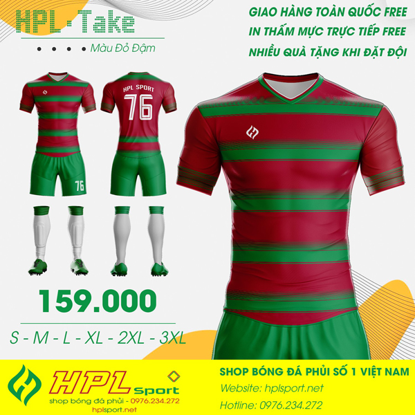 Hình ảnh Sản phẩm áo bóng đá thiết kế mới nhất của HPL Sport