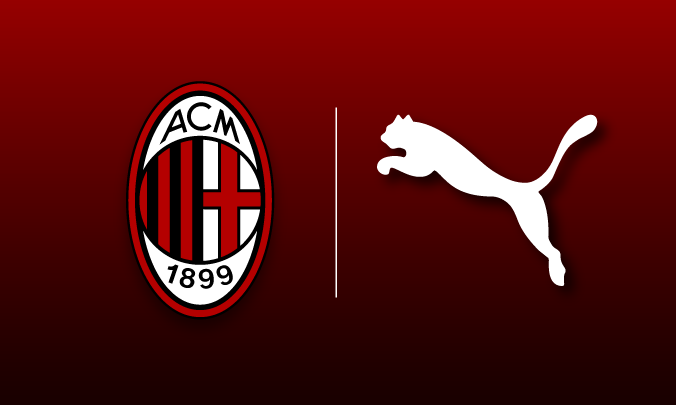 Hình ảnh Puma trở thành nhà tài trợ trang phục thi đấu cho AC Milan thay thế Adidas