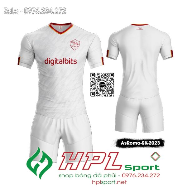 Mẫu áo đấu CLB As Roma sân khách màu trắng