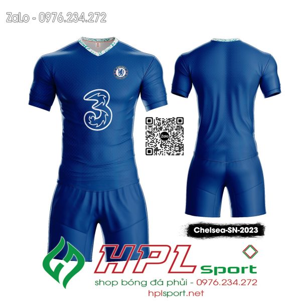 Mẫu áo bóng đá CLB Chelsea sân nhà màu xanh bích