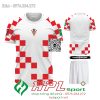 Mẫu áo đấu đội tuyển Croatia sân nhà màu trắng phối đỏ