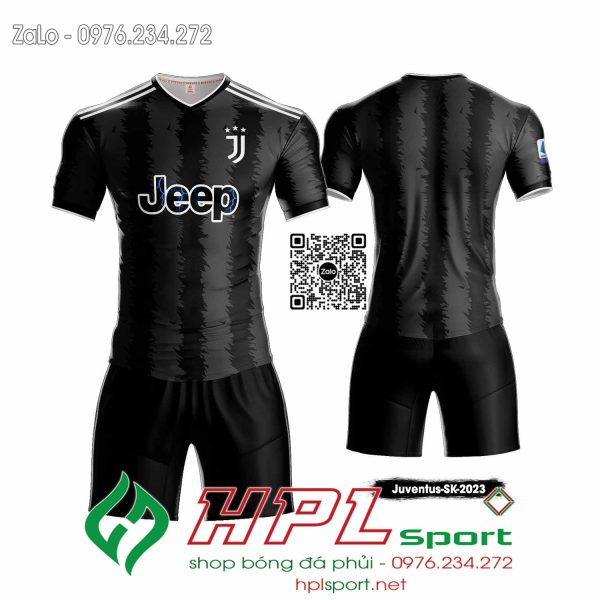 Mẫu áo đấu CLB Juventus sân khách màu đen