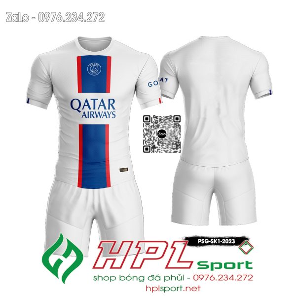 Mẫu áo đấu CLB PSG sân khách màu trắng