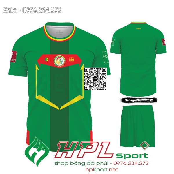 Mẫu áo đấu đội tuyển Senegal sân khách màu xanh két